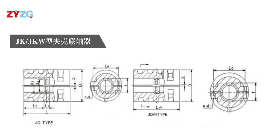 JK/JKW型夾殼聯(lián)軸器